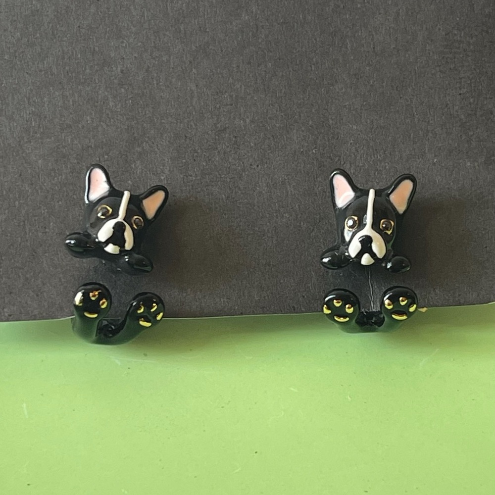 Kate spade Boston terrier  women’s earrings